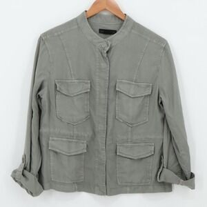 Sanctuary‎ Utility Jacket Womens Army Olive Green Military Cargo Outdoors Size M